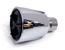 Chrome Shower Head 2.5 GPM 3 Spray Adjustable - New Open Box 2B 