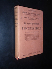 FRANCHI FEROCI – NUOVO CODICE PROCEDURA CIVILE - MANUALI HOEPLI 1942