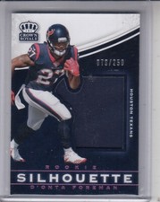 D'ONTA FOREMAN 2017 Crown Royale Jumbo Rookie Silhouette Jersey Pink #13 79/250