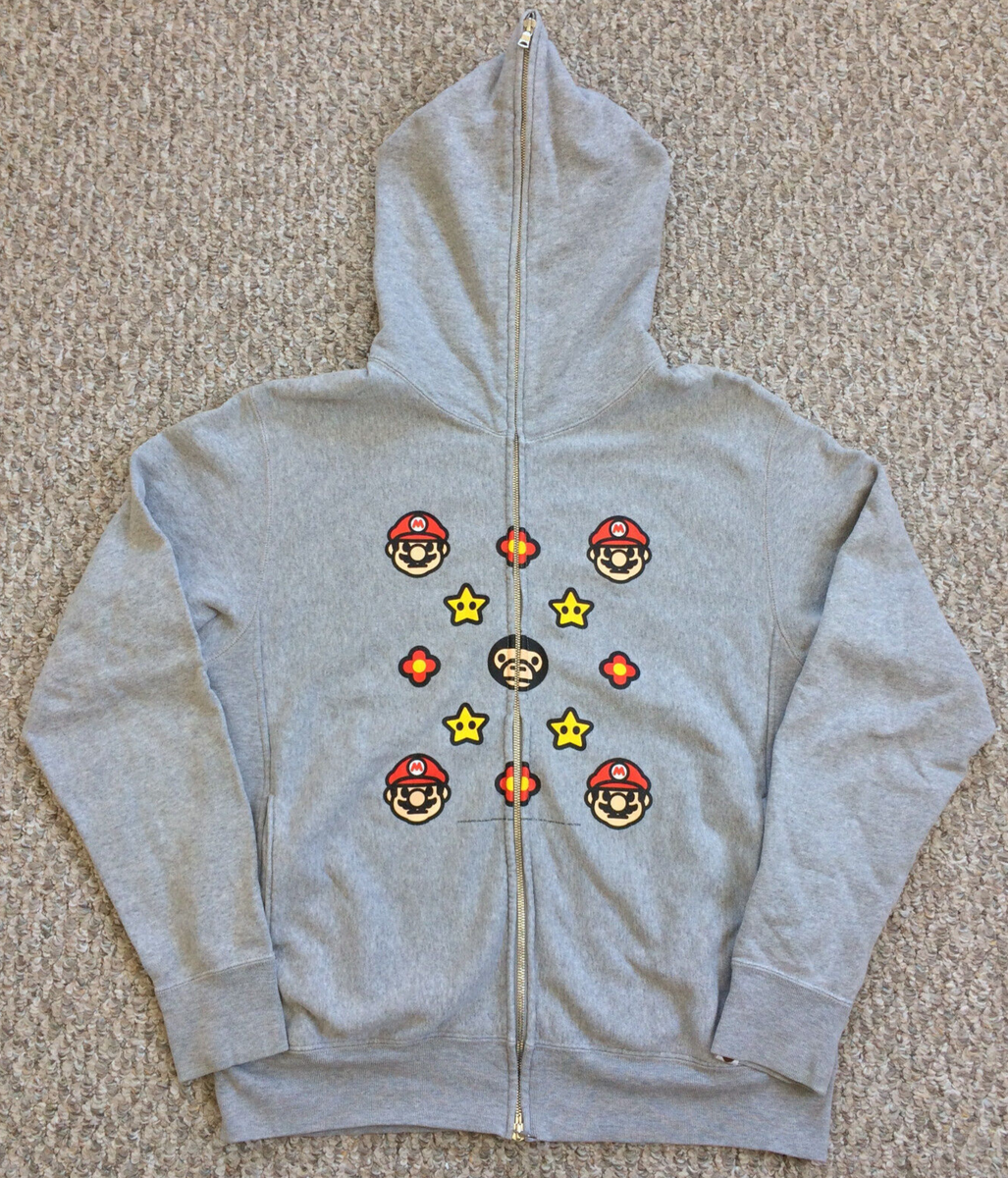 S/S 2008 Bape Mario to Milo Full Zip Hoodie | eBay