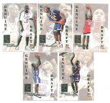 1996 Signature Rookies Basketball Genuine Draft Mail In 5 Card Set NRMT Garnett
