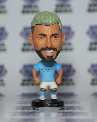 6 cm Football  Figure Manchester Player 10# Sergio Kun Aguero 2019-20 Season