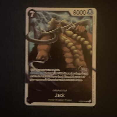 One Piece Two Legends Jack Super Rare OP08-084