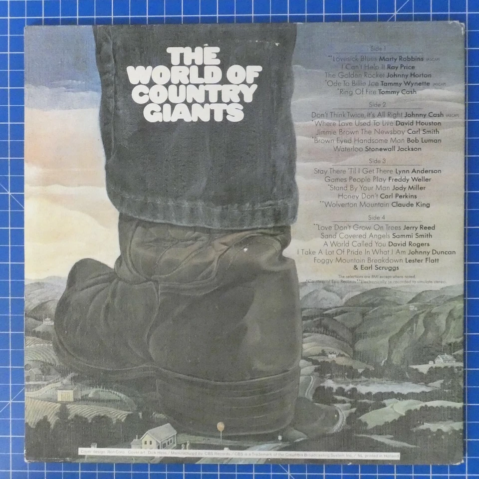 The World of Country Giants CBS S 67235 LP142 - Bild 2 von 2