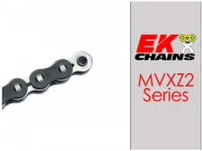 HONDA 2011-2023 CB1000R EK MVXZ2 525 PITCH 120 LINK CHAIN - BLACK/NICKEL