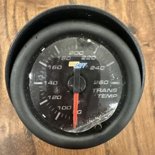 NEW GlowShift Black 7 Color Series Electronic Transmission Temperature Gauge