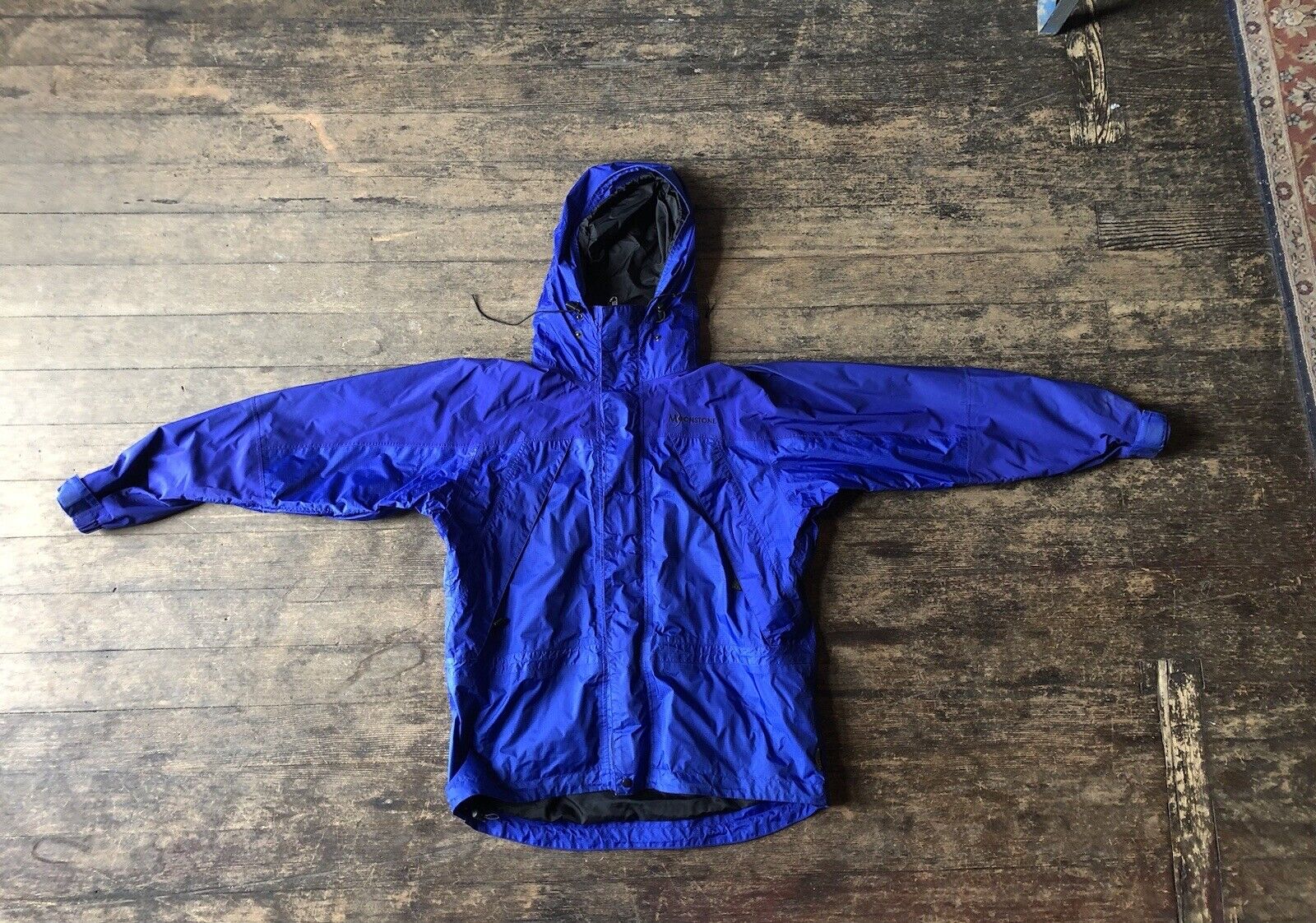 90s moonstone hooded guide vintage gore-Tex jacket mens M hiking ski  climbing