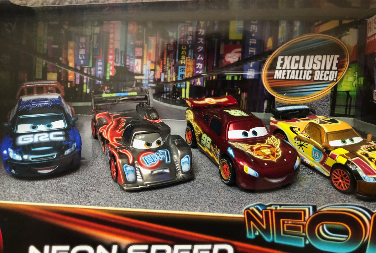 Disney Pixar Cars Neon Racers 4-Pack (Includes Shu) Was a Target