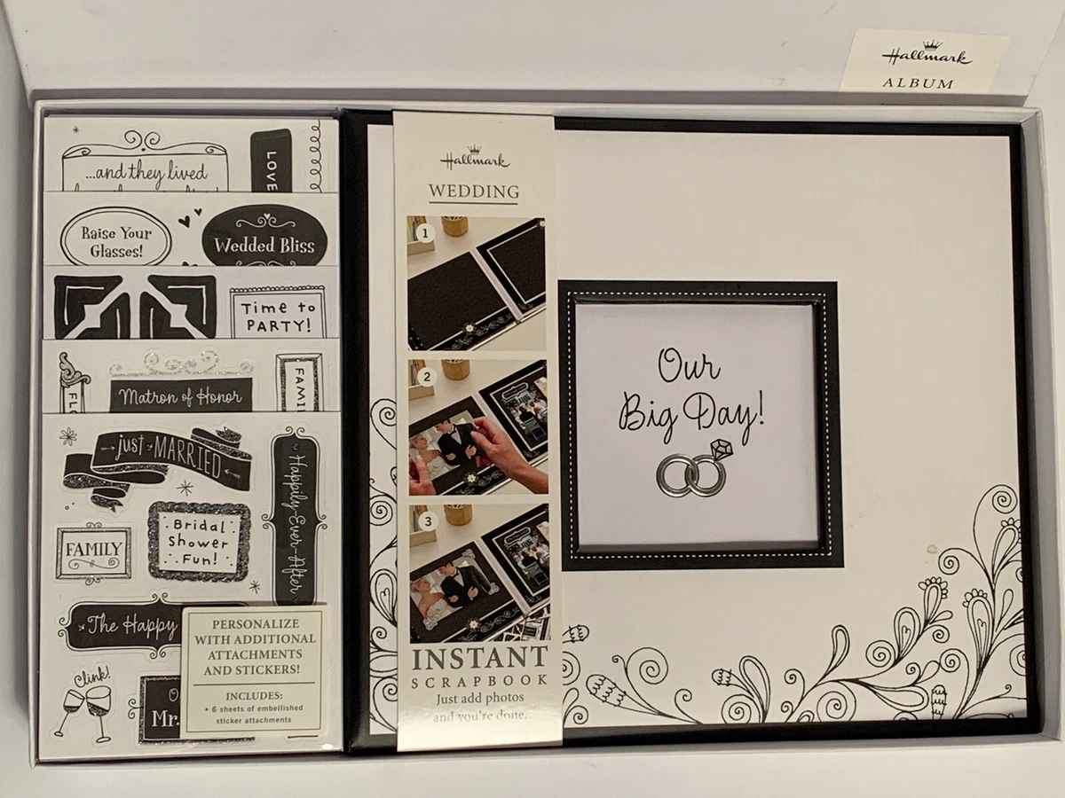 Hallmark “Our Big Day” Wedding Scrapbook Wedding Album New In Box