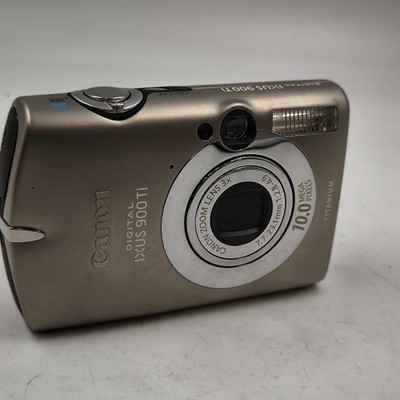 Canon Digital IXUS 900 Ti PC1206 Kompaktkamera f/2.8 10.0 MP Silber Für Teile
