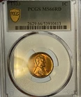 1933 Lincoln Cent 1c MS66RD GOLD Shield Label