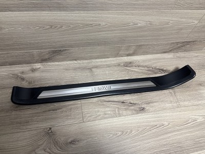 OEM BMW E39 Driver Door Sill Trim 5 Series Silver Front Left Entrance
