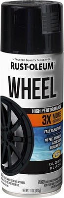 368076 High Performance Wheel Spray Paint, 11 Oz, Gloss Black...