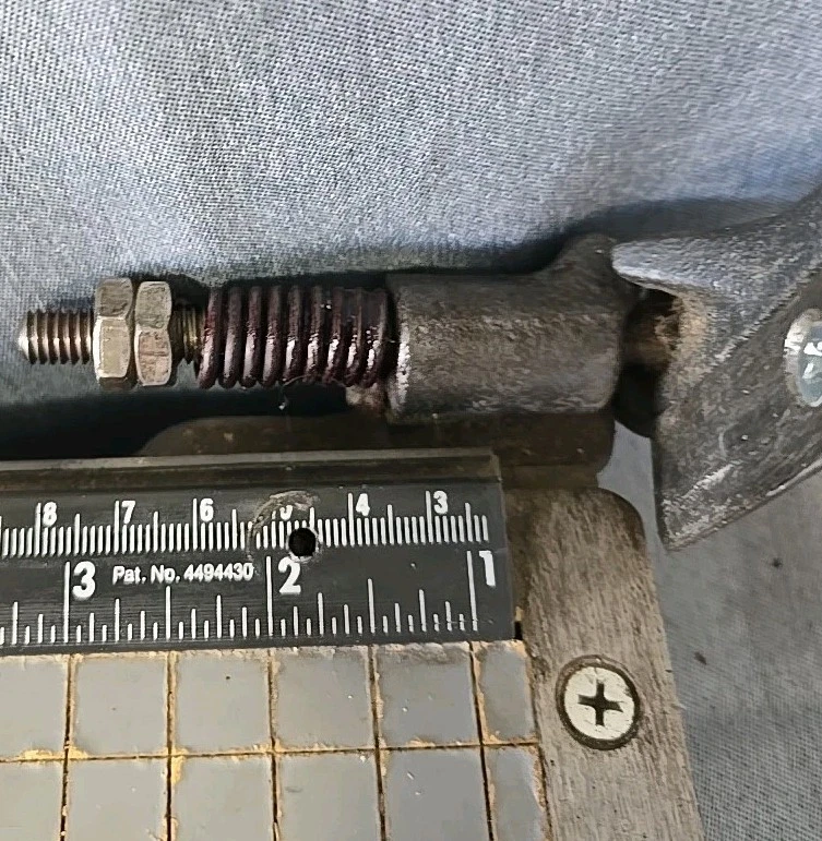 Vtg Ingento GT #1102 12" Cast Iron Wood Guillotine Paper Cutter Trimmer SHARP! - Image 3 of 4