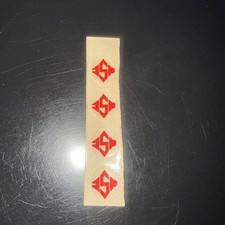 NC State Wolfpack ***MINI*** Football Helmet Award Stickers Decals x4 Diamond