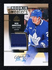 2022 SP Game Used Inked Rookie Sweaters 1/25 Nicholas Abruzzese Patch Auto 11jd