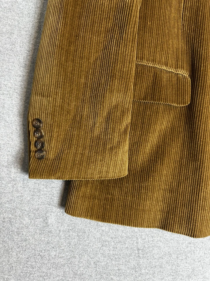 Dockers Blazer Mens 48R Wide Wale Corduroy Sport Coat Two Button Single Vent - Image 2 of 4