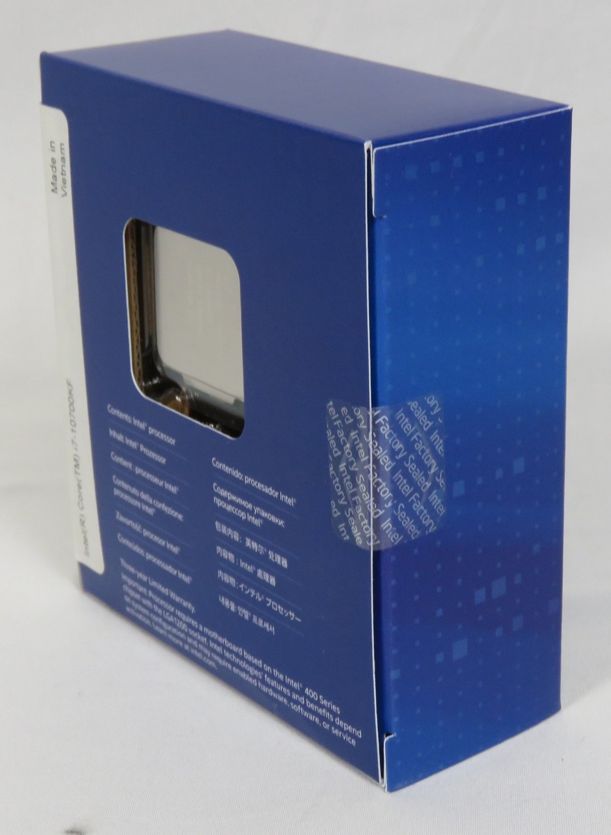 Intel Core i7-10700KF Processor (5.1 GHz, 8 Cores, Socket Intel Core i7-10700KF Processor (5.1 GHz, 8 Cores, Socket