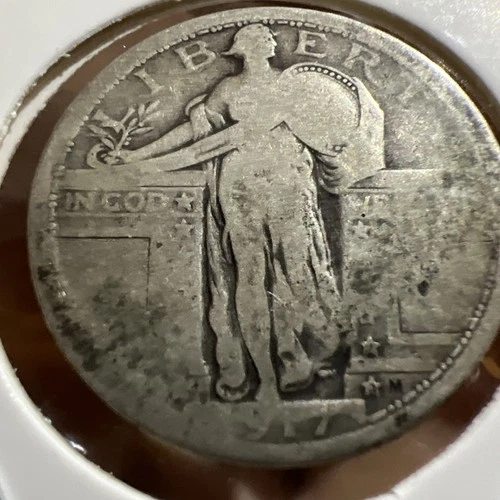 1917 Type 1 Standing Liberty Quarter 25¢