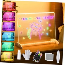 Led Note Board with Colors, 13.8"X10" 4 Modes & 7 Colors Led L-13.8"*10"