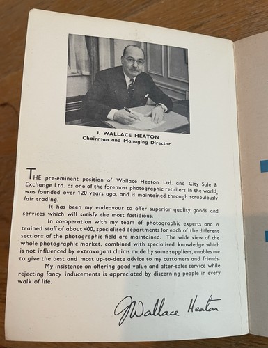 Wallace Heaton The Photographic Blue Book 1962/63 Camera & Accessories Catalogue - Picture 4 of 10