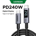 UGREEN 240W USB-C Cable Digital Display PD3.1 Fast Charging Type-C Cord