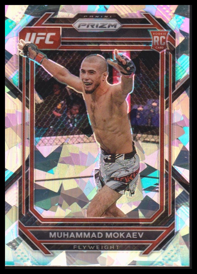 2023 Panini Prizm UFC #124 Muhammad Mokaev Ice Prizms