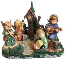 5 pc HUMMEL GOEBEL HEAVENLY HARMONIES 933-D 453 359 188 238 ANGELS TMK7 FIGURINE