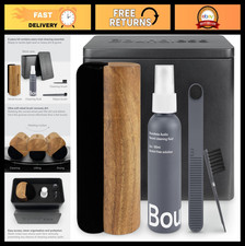 Vinyl Record Cleaning Kit - 5-in-1 Brushes, Cleaning Solution Storage Case