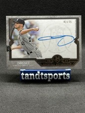 2017 Topps Museum Collection - Archival Autographs Chris Sale #AA-CSA /75 (AU)