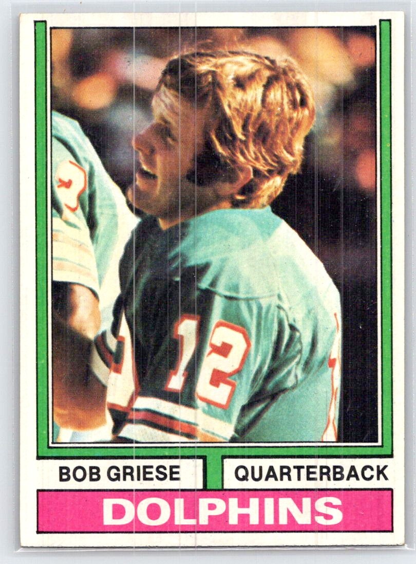 1974 Topps Bob Griese #200 Dolphins