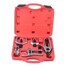  5pcs Professional Front End Service Tool Kit, Pitman Arm Puller, Ball Joint 