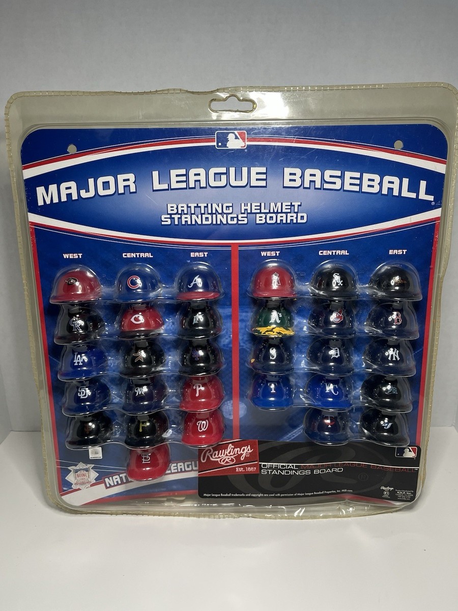 Rawlings MLB 30 Mini Batting Helmet Standings Board for sale