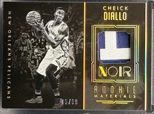 Cheick Diallo 2016-17 Panini Noir Rookie Materials #21 Black and White /99