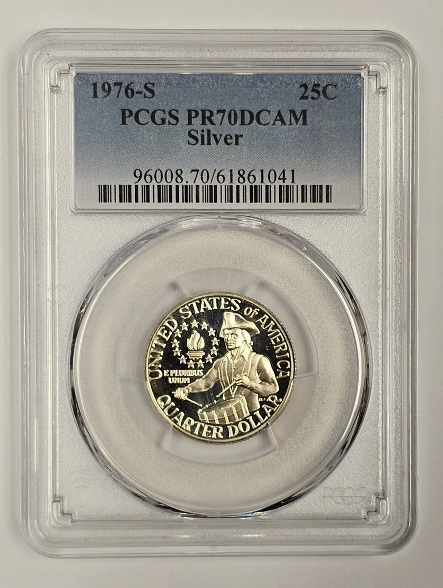 PCGS Certified PR 70 Graded 1976 Washington Quarters (1932-1998