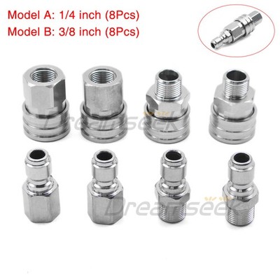 4000PSI Hochdruckreiniger Adapter Set 1/4'' 3/8'' Schnellkupplung Schnellanschluss