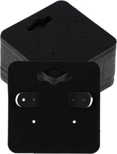 100 Pcs Earring Cards Kraft Earring Display Cards Blank Earring Holder Cards 