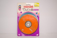 Maxell Color DVD+R 5-Pack Brand New Sealed Writable/Recordable Discs