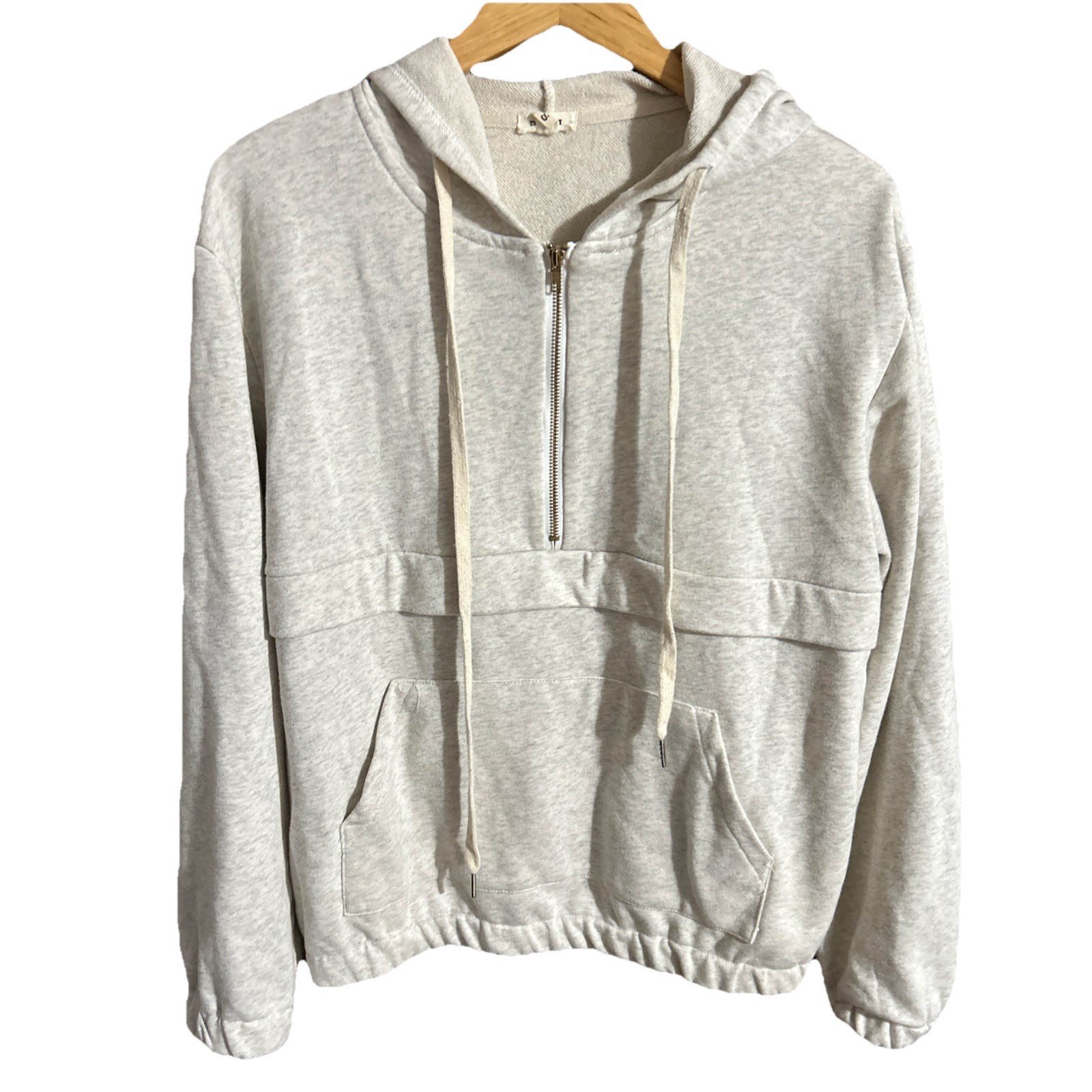 POL Size Small Pullover Half Zip Sweater Hoodie w… - image 1