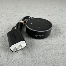 Amazon Alexa Echo Dot 2nd Generation Smart Speaker RSO3QR with Charger & Cable