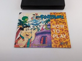 Flintstones Rescue Dino Hoppy Nintendo NES Box And Manual. Cracked Untested