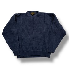 Vintage Eddie Bauer Thick Cotton Knit Sweater Size Large