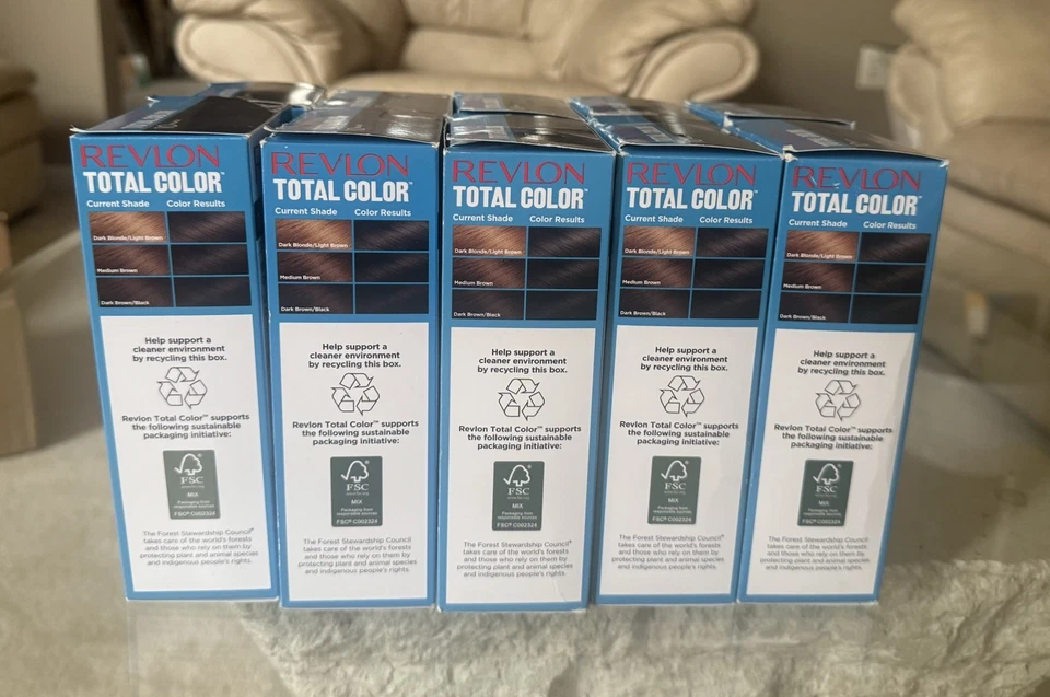 Revlon Total Color #10 Black Long Lasting Clean Vegan Nourishing Hair Dye 2 PACK - Image 4 of 4