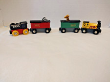BRIO Wooden Railway Safari Zoo Animal Train C...