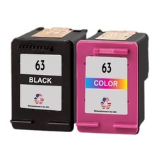 Compatible Ink Cartridge For HP 63 Black and Color-USA