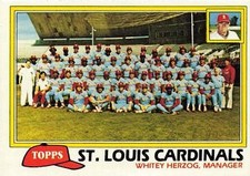 Whitey Herzog 1981 Topps 684 St. Louis Cardinals Baseball Card