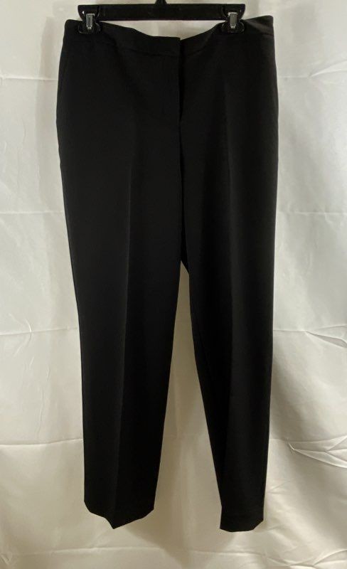 Kasper Women's Black Dress Pants Trousers Stretch Polyester NWT Sz 10