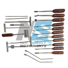 Mueller-Type Cement Removal Instruments Set of 22 Pcs Orthopedic