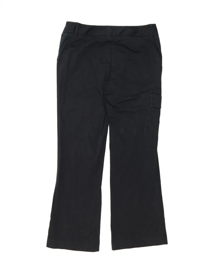 MOSSIMO Womens Bootcut Cargo Trousers US 12 Large W32 L30 Black Cotton DU99 - Image 2 of 3