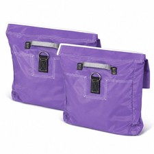 Sand Bag Covers Heavy Duty Vinyl 50lb Cap for Tents Inflatables Purple 2pk
